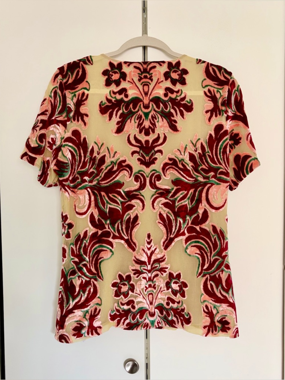 ETRO Damask Velvet Burnout Top - Picture 6 of 7